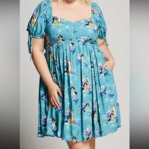 Disney Princess Aladdin and Princess, Jasmine Blue and Purple Character Dress